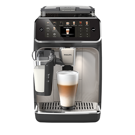 Philips 5500 LatteGo, enjoy 20 hot & iced drinks at the touch of a button